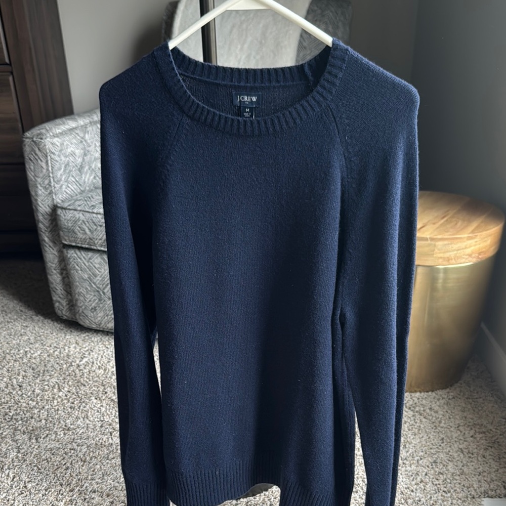 J. Crew Navy Blue Men's Sweater